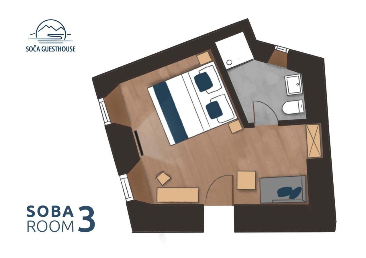 Soca Guesthouse Kanal Екстериор снимка